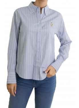 Camicia con orsacchiotto e righe Only